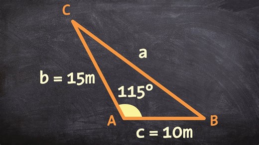 Applying the law of cosines when given SAS