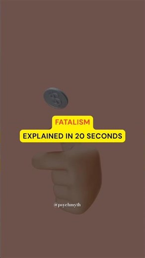 Fatalism: When Life Feels Already Decided ⏳✨ #shortsfeed #fatalism