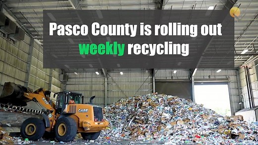 2.1K views · 18 reactions | #PascoCounty will now offer weekly curbside recycling! The new, once-per-week schedule will increase recycling tonnage and make participation even easier. Learn more, including why glass will no longer be accepted in the recycling program, here: bit.ly/2Xqza6B #Recycle | Pasco County, Florida, Government | Facebook