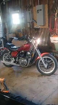 Shadow 500 single carb swap with straight pipes
