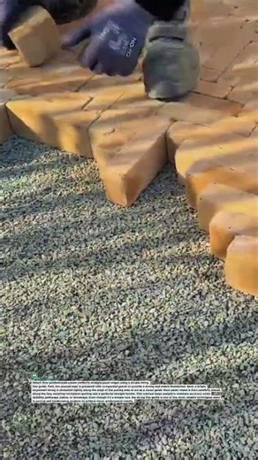 Perfect Paver Edge Alignment Using String Line Guide #paving #construction #landscaping