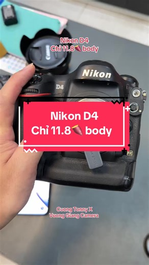 Nikon D4 Chỉ 11.8🍠 body #cuongtonny #cuongtonnyreview #xuhuong #nikond4