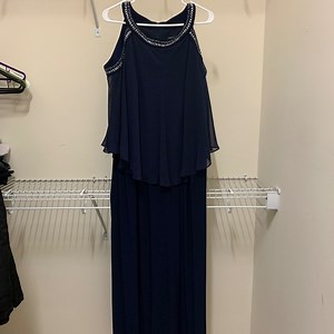 Alex Evenings Navy Dress 20W