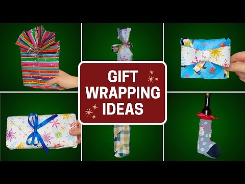 GIFT WRAP HACKS // DIY Christmas Present Wrapping Ideas: Easy Techniques and Tutorials
