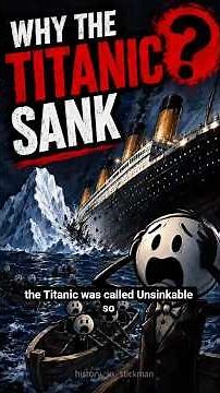 Why Did the Titanic Sink? 🚢💀 | The Real Story Explained #shorts #Titanic #TitanicHistory #History