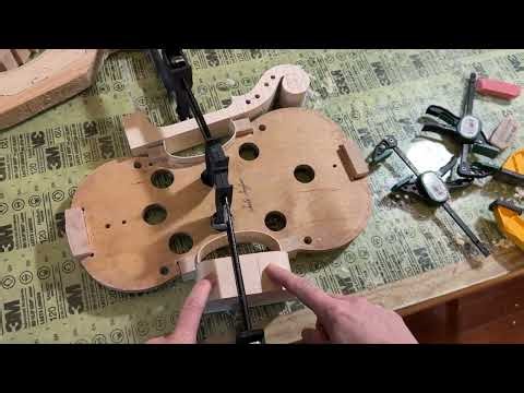 🎻🚀 C-Bout gluing EASY: violin ribs structure