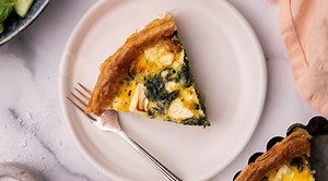 Speedy Spinach Quiche