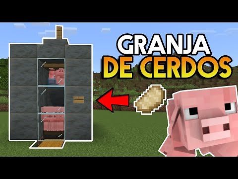 Pig Farm (Food) For Minecraft Bedrock & Java 1.21 (XBOX/PS5/Windows/PE/Switch)