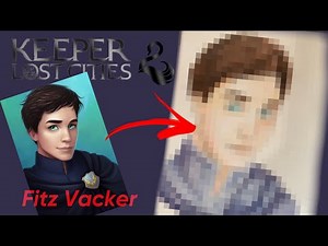 Drawing Fitz Vacker from Keeper of the Lost Cities 🌃