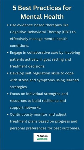 5 Best Practices for Mental Health