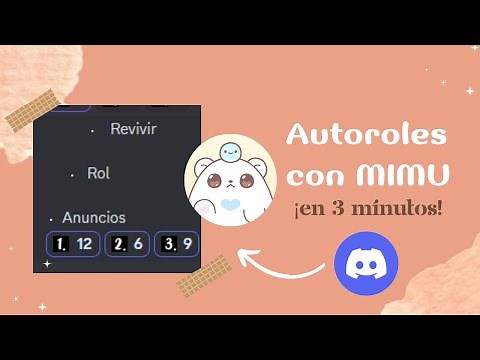 ;;Crea AUTOROLES con MIMU ⭑.ᐟ (en 3 minutos) ↝ Discord | pasasapa 21