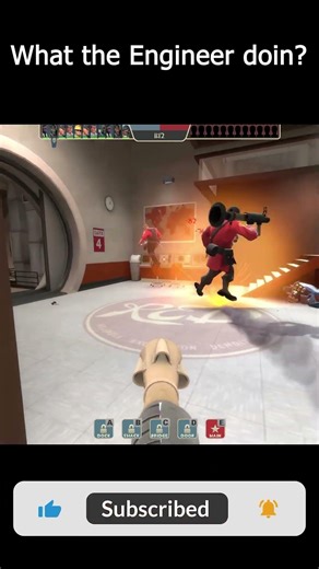 TF2: What the Engineer doin? #tf2 #gaming #funny