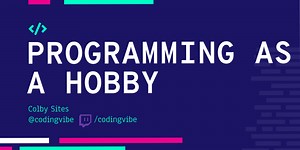 Programming As A Hobby -- Let's Make Coding Like Knitting