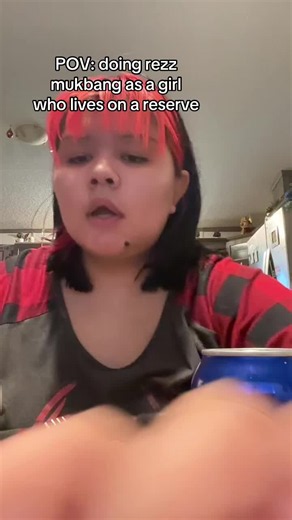Rez Mukbang Noodles: Native TikTok Mukbang on Reserve
