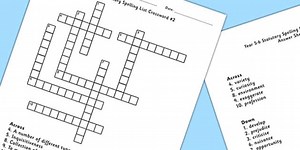 Year 5-6 Statutory Spelling List Crossword 2