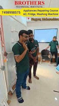 Student explaining clamp meter function and its use. Basic of electrical class.