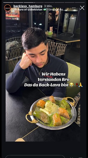 😂#HamburgEats #Backlava#hamburgfood #treffpunkt#story
