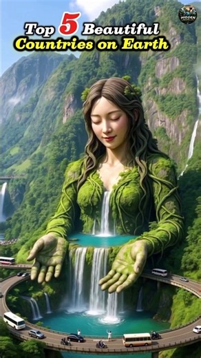 🌍 Top 5 Most Beautiful Countries on Earth! 😍🏞️ #travel #nature #country #explore