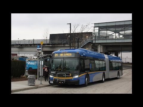 NEW BUS!! Vancouver Translink 2021 New Flyer XDE60 "Xcelsior" - 21017 (84 UBC Express)