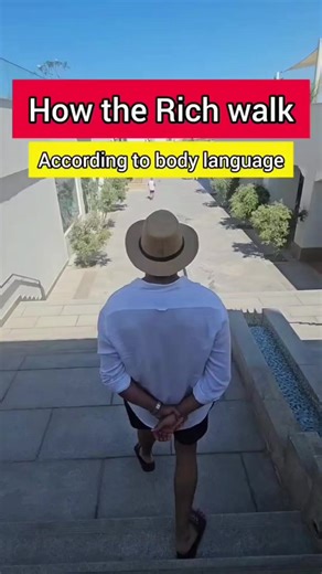 ‏How rich people walk according to psychology | rich walk