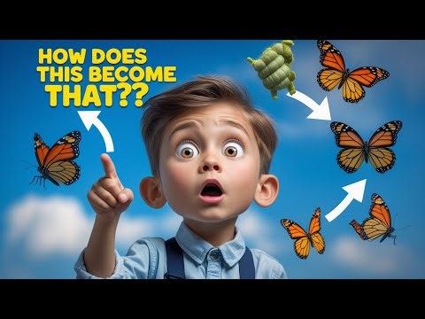 "From Tiny Egg to Flying Beauty 🦋 | Nature’s Magic Explained!"