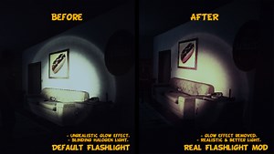 Realistic Flashlight Mod - FOR VANILLA - FOR BREAKDOWN - FOR LIFELINE