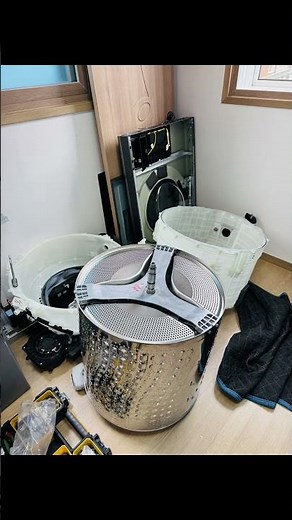 삼성 비스포크 AI콤보 세탁기 분해설치 #AI콤보 #세탁기설치 #세탁기분해설치