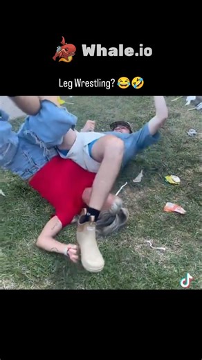 FunLabFactory on Instagram: "This X post features a 76-second compilation video of "leg wrestling" challenges, where participants lie head-to-toe and use their legs to flip opponents, often in family settings, highlighting humorous fails and strong performers, especially women. Quoting her earlier post on sibling rivalry, the author uses laughing emojis to tie the clips to playful family antics, resonating with viewers through nostalgia for childhood games. Replies nostalgically recall the activ