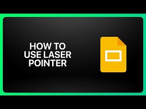 How To Use Laser Pointer In Google Slides ! Tutorial