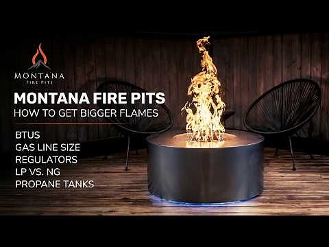 How to Get Bigger Flames in Your Fire Pit 🔥 Gas Line Sizing, Pressure, & MORE!