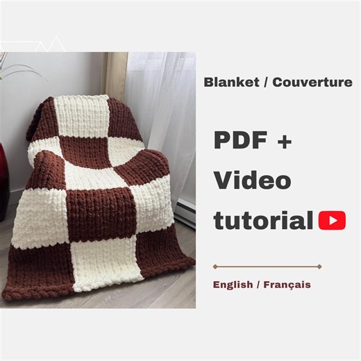 Tutorial Video: How to Hand-knit a Chunky Blanket | DIY | Make Your Own Blanket | Perfect Gift Idea - Etsy Australia