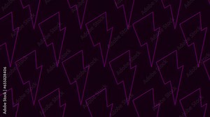 A black and purple pattern with lightning bolts creates a striking and energetic design suitable for website or app backgrounds