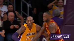 Kobe Bryant goes for 26 points in his last showdown against LeBron James and the Cleveland Cavaliers. | Los Angeles Lakers
