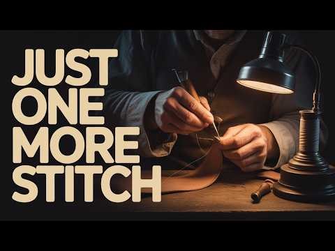 Leather & Raindrops | A Victorian Cobbler's Quiet Night