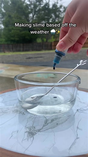 Weather-Inspired Slime Making Tutorial
