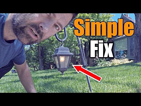 Simple Trick To Fix Your Landscape Lights | THE HANDYMAN |