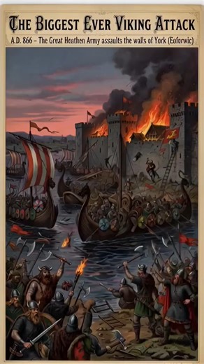 🪓 Great Heathen Army Arrives – The Viking Force That Nearly Conquered Britain