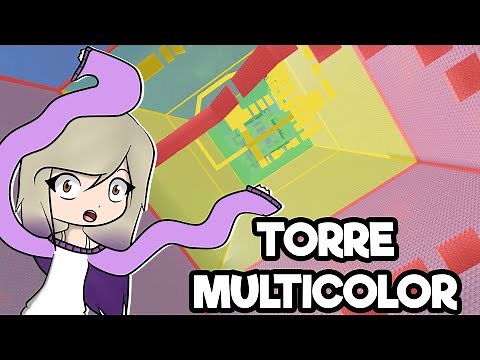 JUGAMOS LA TORRE MULTICOLOR DE ROBLOX!! Color Block Tower