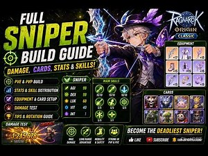 Falcon na malakas manuklaw Full Sniper Build Guide | Damage, Cards, Stats & Skills ETC ROOC Ragnarok