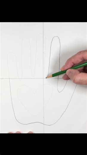 A simple drawing that makes a lovely anti-bullying symbol. Perfect for this Anti-Bully month of October. See my comments for a link to the post with a step by step tutorial. | Art Projects for Kids