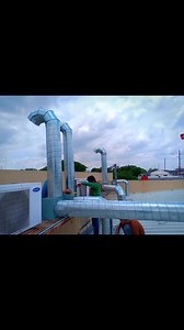 Spiral Duct and Blowers Installation #mechanicalengineering #construction | Spiral Duct / Rectangular Duct | Facebook