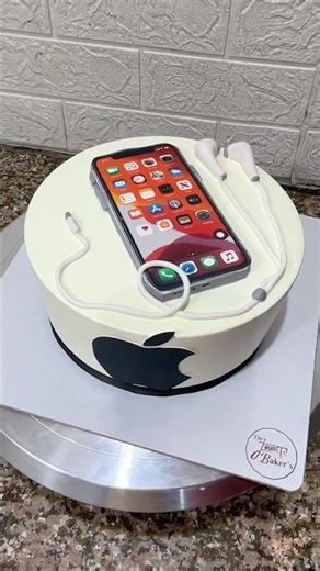Apple IPhone Cake Design #cake #applephone #iphonecake #shorts #youtubeshorts #trending #viral