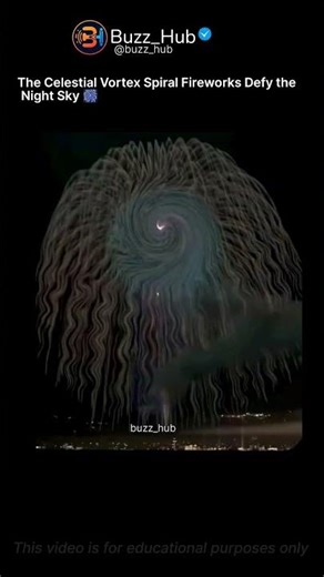 The visual effect you see is a specialized type of aerial shell, likely a variation of a spiral