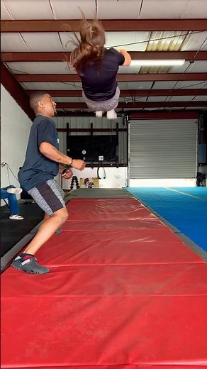 Round Off, Back Handspring, Back Tuck! With & Without a Spot! 🤩🎥✨