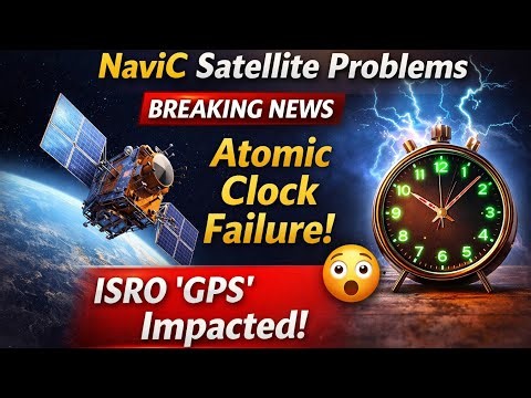 India’s GPS NavIC in Trouble? Atomic Clock Failure | Science & Tech UPSC #upsc2026 #upscpreparation