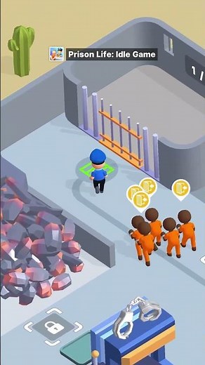 [Game of Supercent]🦾Let's create handcuffs - Prison Life: Idle Game
