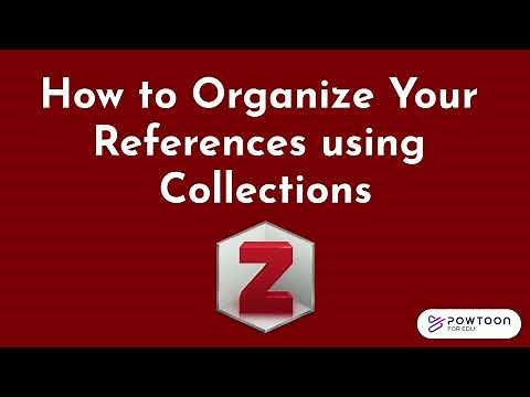 Zotero: How to Organize Your References
