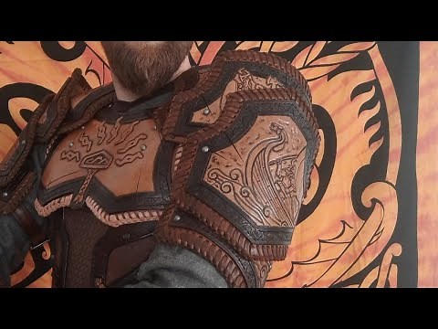Leather Crafting Tutorial - Viking Shoulder Armor