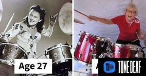 This 106-year-old has been drumming for 80 years, and she’s better than ever