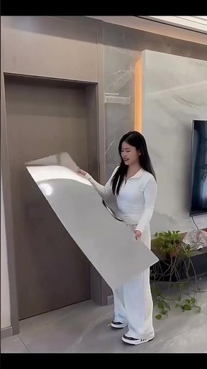 Transform Your Space with HD Sticky Mirror! � #HomeDecor #DIY #MirrorMagic